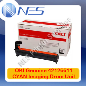 OKI Genuine 42126611 CYAN Imaging Drum Unit for C5100/C5200/C5300/C5400 (22K)